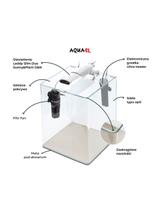 AQUAEL Zestaw Aquael Opti Bent Set Day & Night [30l] - biały