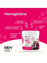Lab-v Hemoglobina – naturalne żelazo hemowe do mieszanek BARF i diet domowych 180 g