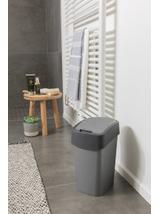 Curver Kosz na śmieci "FLIP BIN" 10L Srebrny/grafit