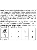 Dolina Noteci PREMIUM dla psów małych ras JUNIOR bogata w serca z indyka z wątróbką z gęsi 6x185 g