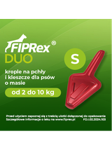 FIPREX DUO S 67 mg + 60,3 mg roztwór do nakrapiania dla psów
