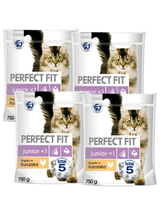 PERFECT FIT (Junior) 4x750g Bogaty w kurczaka - sucha karma dla kota