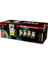 Sheba Delicacy Drobiowe Smaki w galaretce - mokra karma dla kota 40x85g