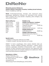 GEULINCX Direne- mieszanka paszowa 32 tabletki