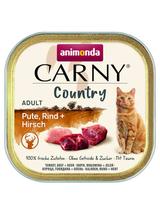 ANIMONDA Carny Country Adult Indyk, Wołowina i Jeleń 16x100g