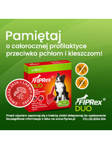 FIPREX DUO M 134 mg + 120,6 mg roztwór do nakrapiania dla psów