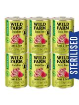 WILD FARM Premium Grain Free Lamb and Tuna 6x400g  - bezzbożowa karma dla kota sterylizowanego