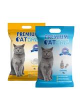 Premium Cat Żwirek Bentonitowy Zbrylający - Mix 2x5L