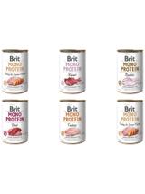 BRIT MONO PROTEIN MIX SMAKÓW 30x400g
