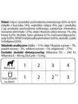 Dolina Noteci PREMIUM dla psów małych ras JUNIOR bogata w żołądki z kurczaka z wątróbką cielęcą 185 g