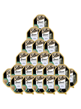 SHEBA Sauce Collection tacka 22x85g – mokra karma pełnoporcjowa dla dorosłych kotów, kawałki z cielęciną, w sosie