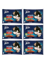 FELIX Wiejskie Smaki w galaretce z wołowina i kurczakiem 12x(4x85g)