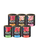 DOLINA NOTECI Rafi dla psa mix smaków 24x800g