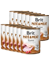 BRIT PATE & MEAT RABBIT 12x800g