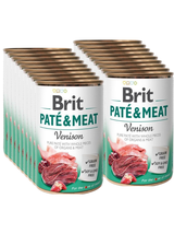 BRIT PATE & MEAT VENISON 18x400g