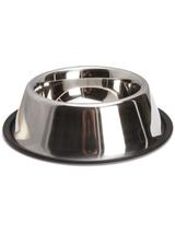 Miska metalowa na gumie dla spaniela śr 18cm 0,9l