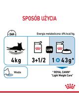 ROYAL CANIN Light  Weight Care12x85g karma mokra w sosie dla kotów dorosłych z tendencją do nadwagi + NIESPODZIANKA DLA KOTA GRATIS!!