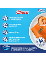 INABA Dog Churu (fish based) salmon, shrimp 4x14g (56g)