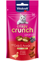 Vitakraft CRISPY CRUNCH z kaczką i aronią dla kota 60g
