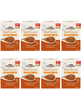 Gourmet Soup Royale Karma dla dorosłych kotów z kurczakiem indykiem wołowiną 8x(6x45g)