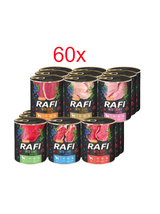 DOLINA NOTECI Rafi dla psa mix smaków 60x400g