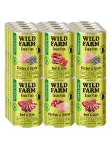 WILD FARM Premium Grain Free Mix smaków 24x400g - bezzbożowa karma dla kota