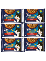 FELIX Sensations Sauce Karma dla kotów wiejskie smaki w sosie 12x(4x85g)