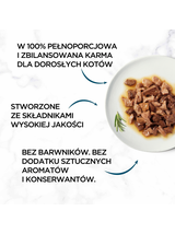 GOURMET Perle karma dla dorosłych kotów Mięsny Duet 4x85g