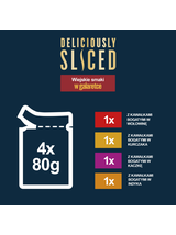 FELIX Deliciously Sliced Wiejskie Smaki Mokra karma dla kota 4x80g