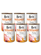 BRIT PATE & MEAT TURKEY 6x400g