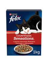 Felix Countryside Sensations z mieszanką wołowiny i kurczaka i z warzywami 1kg
