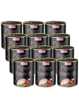 DOLINA NOTECI Piper dla psa z indykiem i brokułem 12x800g