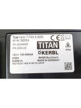 KERBL Elektryzator akumulatorowy TITAN A 8000, dla koni, bydła, dzików, owiec i kóz, 8,0 J