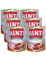 Rinti Kennerfleisch karma mokra dla psa - cielęcina 6x800g