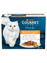 Gourmet Perle Karma dla dorosłych kotów soczyste mini fileciki w sosie 48x85 g