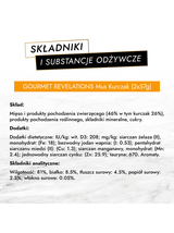 GOURMET Revelations Mus z Kurczakiem w kaskadzie sosu 4x57g (2x2x57g)