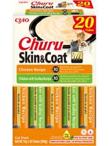 INABA Churu Skin & Coat dla kota o smaku kurczaka