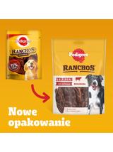 PEDIGREE Ranchos bezzbożowe przysmaki dla psa z wołowiną 7x70g