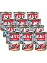 Rinti Kennerfleisch Junior Rind karma mokra dla psa - wołowina 12x400g