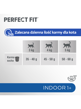 PERFECT FIT (Indoor 1+) 4x750g Bogaty w kurczaka - sucha karma dla kota żyjącego w domu
