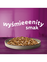 WHISKAS Adult saszetki 160x85g Drobiowe Frykasy - mokra karma dla dorosłego kota, w galaretce (kawałki z: kurczakiem, indykiem, drobiem, kaczką)