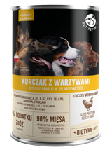 PetRepublic kawałki w sosie z kurczakiem i warzywami 800g