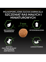 PRO PLAN Healthy Start Small & Mini Puppy Karma dla szczeniąt bogata w kurczaka 7kg / Opakowanie uszkodzone (2566,8962) !!!