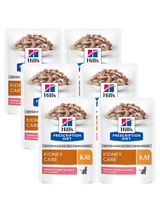 HILL'S PD Prescription Diet Feline k/d łosoś 6x85g - saszetka