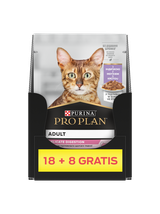 PRO PLAN Nutrisavour Delicate Karma dla kotów delikatne kawałki z łososiem w sosie 26x85g (18+8 GRATIS)