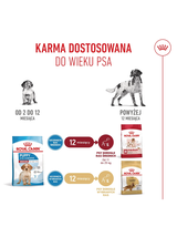 ROYAL CANIN Medium Puppy 4kg karma sucha dla szczeniąt, od 2 do 12 miesiąca, ras średnich