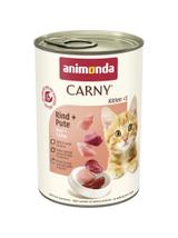 ANIMONDA Cat Carny Kitten smak: wołowina, indyk 18x400g