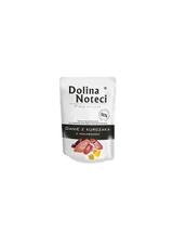 DOLINA NOTECI Danie z kurczaka z makaronem 100g-karma mokra dla psa