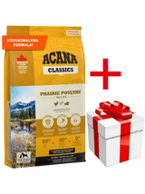 ACANA Classics Prairie Poultry 9,7kg+ niespodzianka dla psa GRATIS!