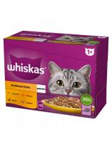 WHISKAS Adult saszetki 8x(12x85g)- Drobiowa Uczta + Klasyczne Posiłki
